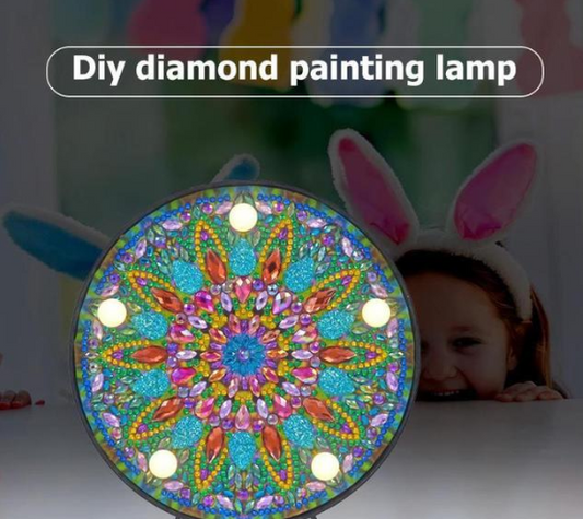 New DIY Diamond Painting with Mandala Night Light